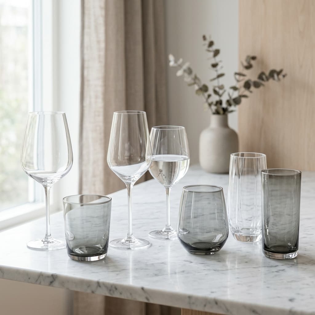 Copa de Vino Cristal Ahumado