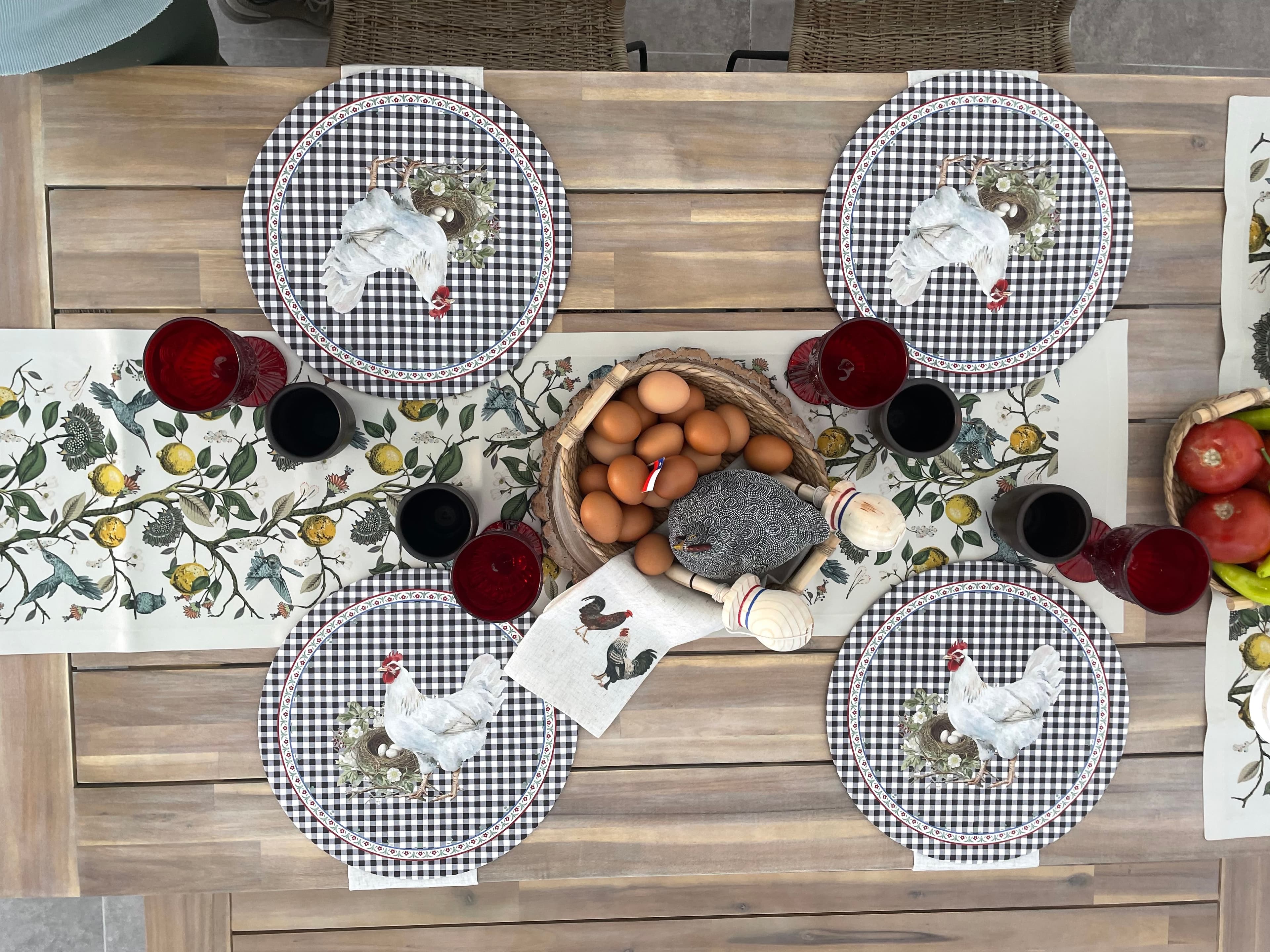 Mesa puesta elegante